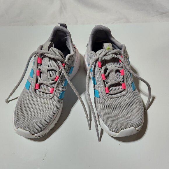 Adidas Girls Running Sneakers – Size 2 - Picture 1 of 8